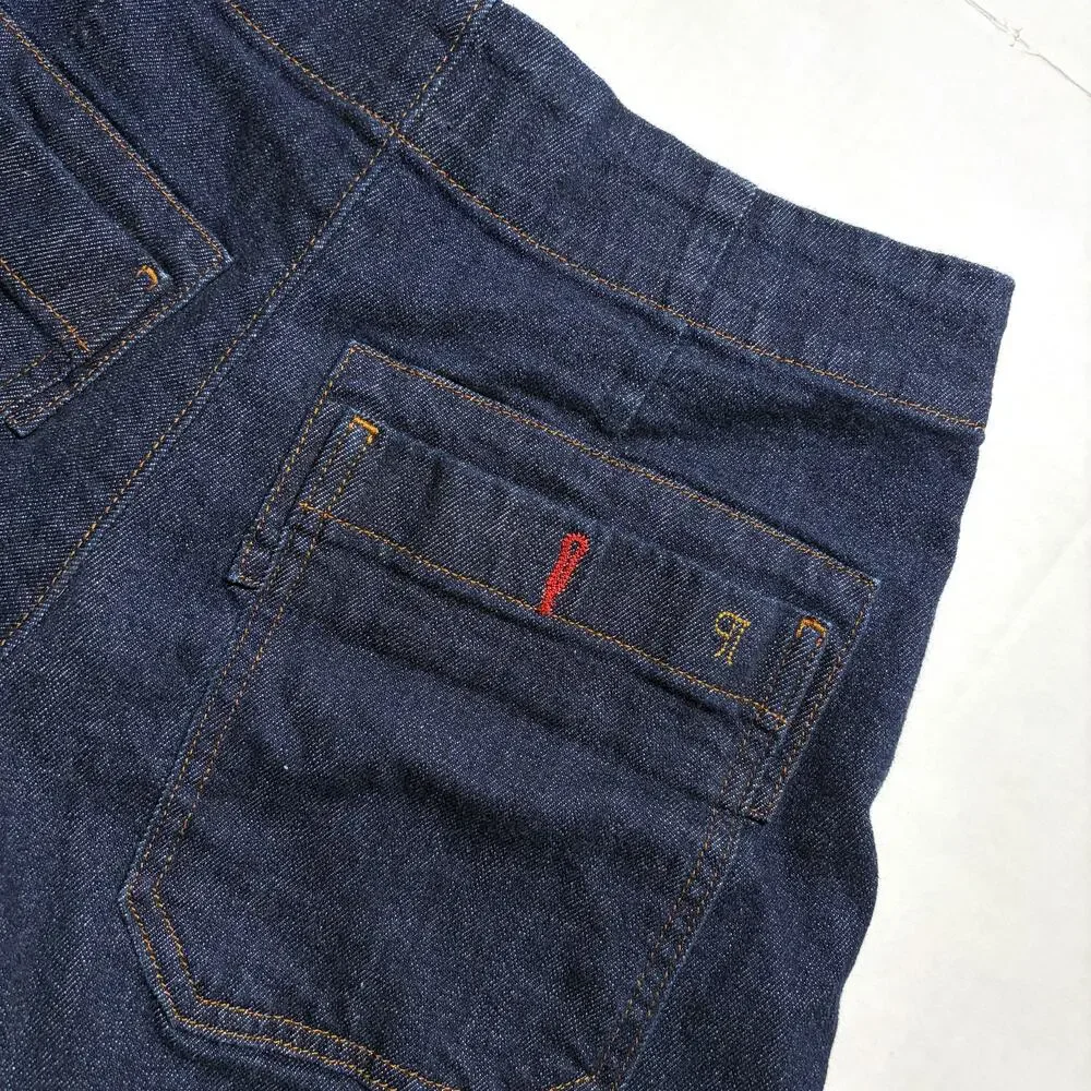 Anthropologie Dark Indigo Denim Jean Shorts - Picture 8 of 12